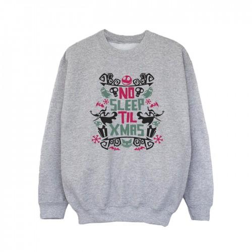 Disney Girls The Nightmare Before Christmas Geen slaap tot kerstsweater 9-11 Years wit