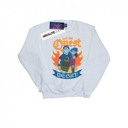 Disney Girls Onward Laat de zoektocht beginnen Sweatshirt 9-11 Years wit