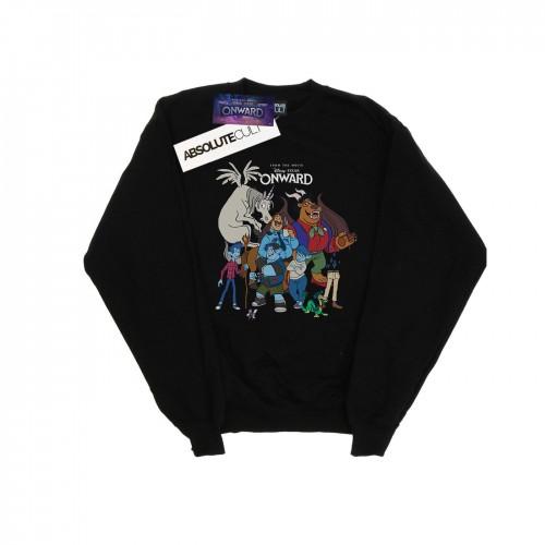 Disney Girls Onward karaktercollage-sweatshirt 9-11 Years wit