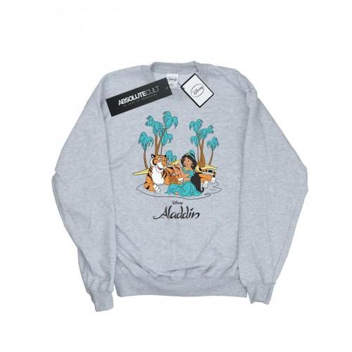 Disney meisjes Aladdin Jasmine Abu Rajah strandsweatshirt 12-13 wit