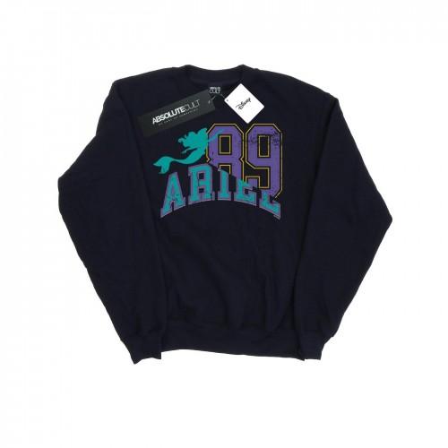 Disney meisjes prinses Ariel collegiaal sweatshirt 9-11 Years wit