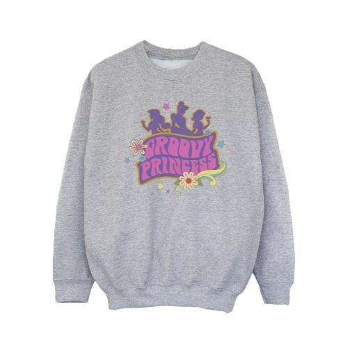 Disney meisjes prinsessen Groovy prinses Sweatshirt 9-11 Years wit