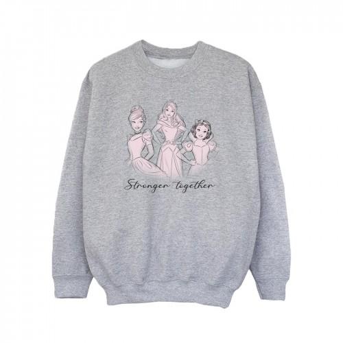 Disney meisjes prinsessen sterker samen Sweatshirt 9-11 Years wit
