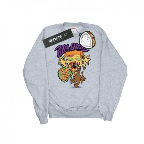 Scooby Doo Girls Pizza Ghost-sweatshirt 9-11 Years wit