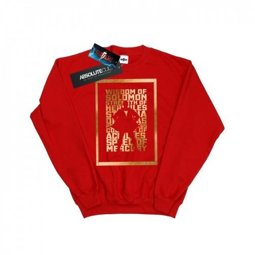 DC Comics Girls Shazam gouden tekstsweatshirt 9-11 Years wit