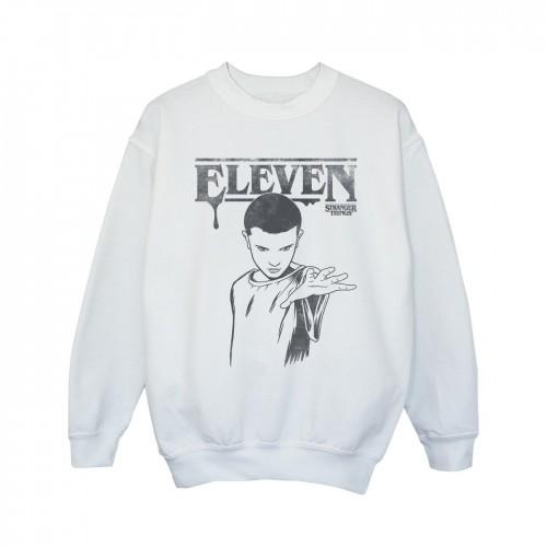 Pertemba FR - Apparel Netflix Girls Stranger Things Dark Eleven-trui 9-11 Years wit