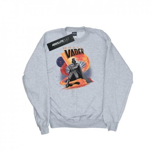 Star Wars Girls Darth Vader Swirling Fury Sweatshirt 9-11 Years wit