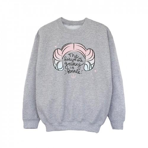 Star Wars Girls Princess Leia Future Of The Galaxy Sweatshirt 9-11 Years wit