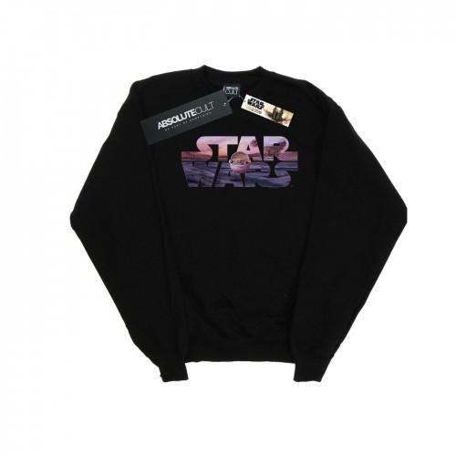 Star Wars Girls The Mandalorian The Child-logo sweatshirt 9-11 Years wit