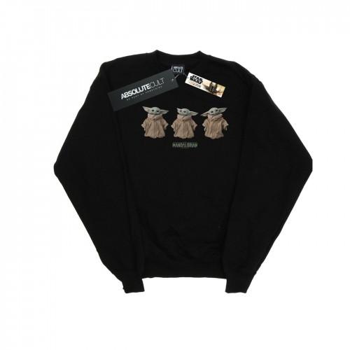 Star Wars Girls The Mandalorian The Child Poses Sweatshirt 9-11 Years wit