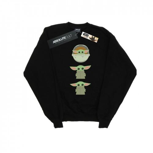 Star Wars Girls The Mandalorian The Child Poseren Sweatshirt 9-11 Years wit
