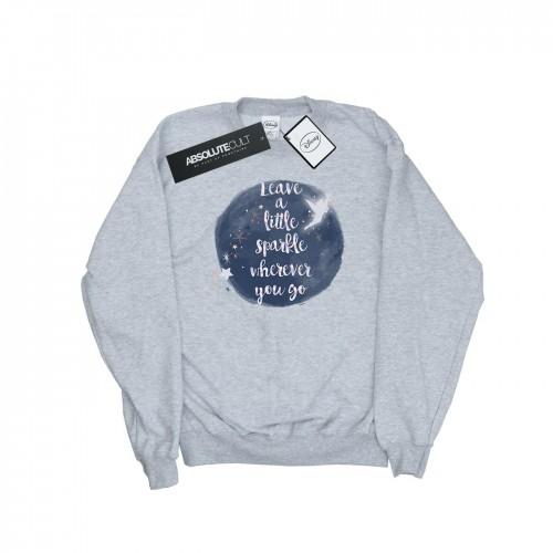 Disney Girls Tinker Bell A Little Sparkle Sweatshirt 9-11 Years wit