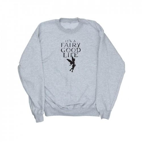 Disney Tinkerbell Fairy Good Life Sweatshirt voor meisjes 9-11 Years wit