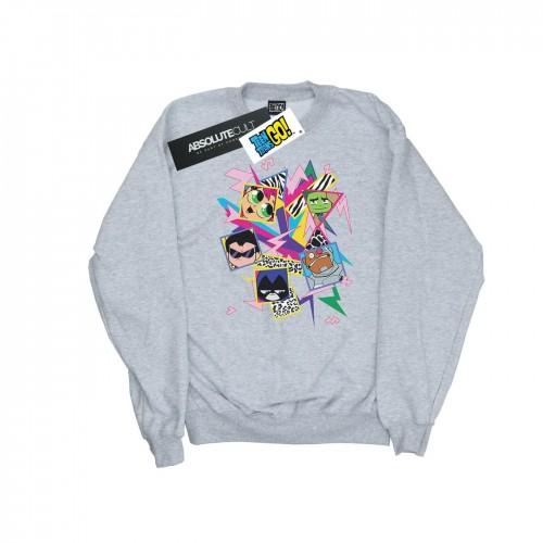 DC Comics Girls Teen Titans Go 80s iconen sweatshirt 9-11 Years wit