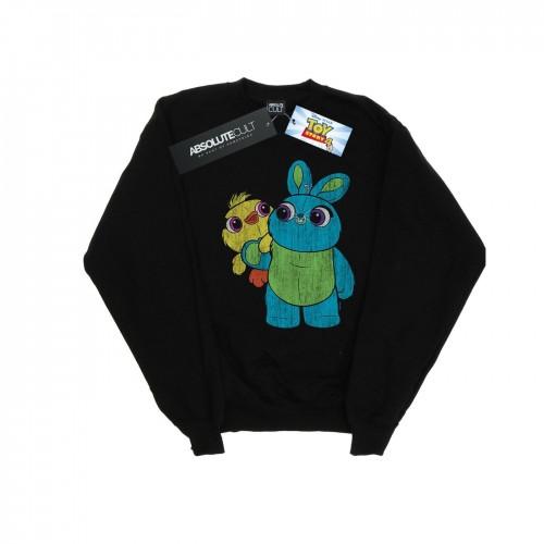 Disney Girls Toy Story 4 Ducky en Bunny Distressed Pose Sweatshirt 12-13 wit