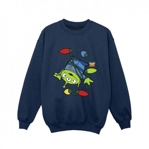Disney Girls Toy Story Kerstverlichting Aliens Sweatshirt 5-6 Years wit