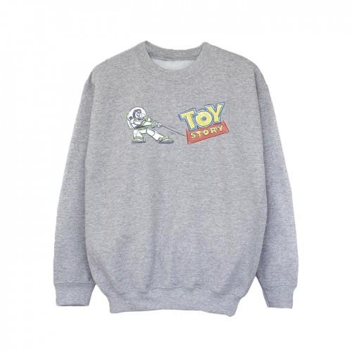 Disney Toy Story Buzz Pulling-logo-sweatshirt voor meisjes 9-11 Years wit