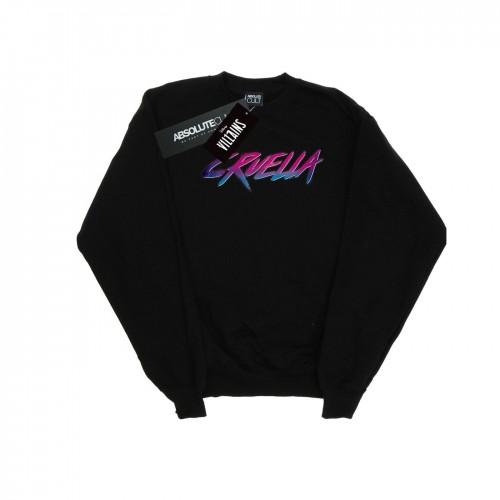 Disney Girls Rad Cruella-sweatshirt 12-13 wit