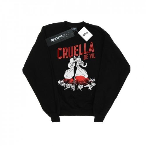 Disney meisjes Cruella De Vil Dalmatiërs Sweatshirt 9-11 Years wit