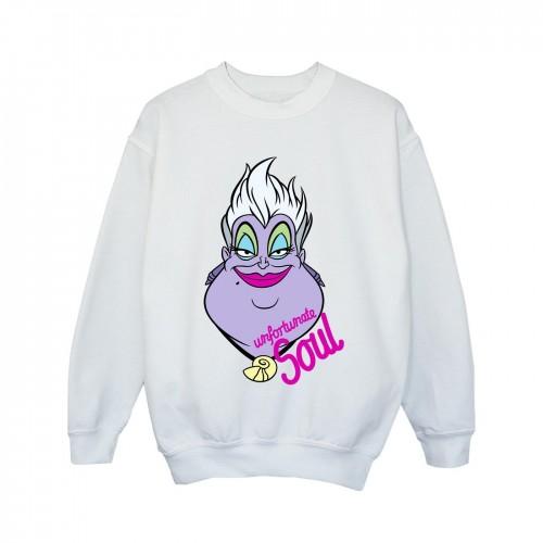 Disney Girls Schurken Ursula Unfortunate Soul Sweatshirt 5-6 Years wit
