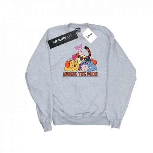 Disney meisjes Winnie de Poeh Group Sweatshirt 7-8 Years wit