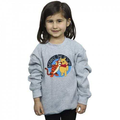 Disney meisjes Winnie de Poeh met Teigetje Sweatshirt 9-11 Years wit
