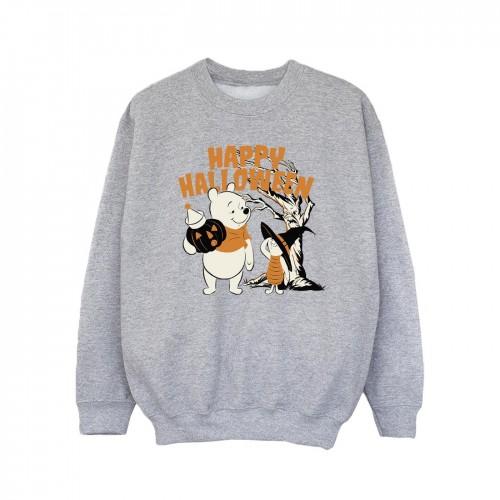 Disney meisjes Winnie de Poeh en Knorretje Happy Halloween Sweatshirt 9-11 Years wit