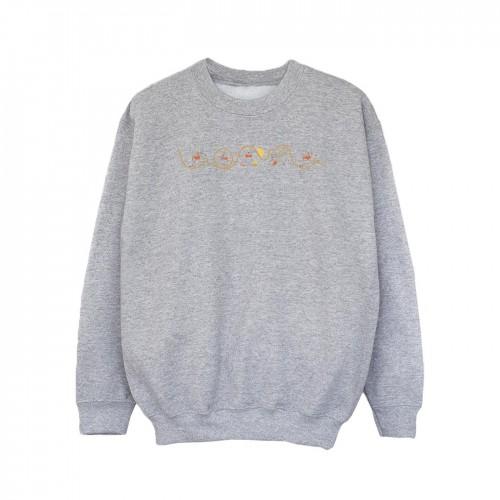 Disney meisjes Winnie de Poeh Tigger Line Sweatshirt 9-11 Years wit