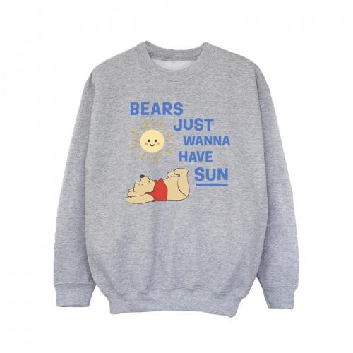 Disney Girls Winnie de Poeh beren willen gewoon een zonsweater hebben 9-11 Years wit
