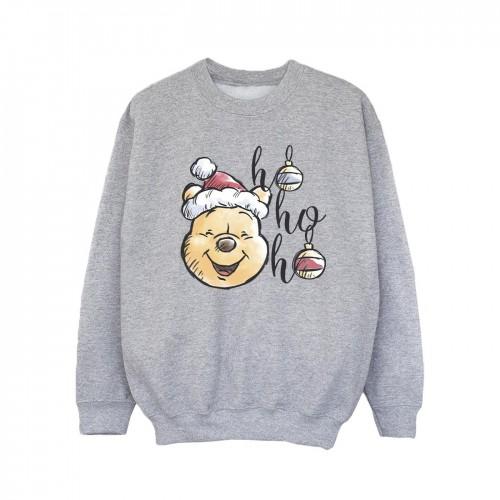Disney meisjes Winnie de Poeh Ho Ho Ho kerstspulletjes Sweatshirt 9-11 Years wit