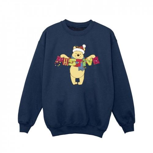 Disney Girls Winnie de Poeh feestelijk sweatshirt 5-6 Years wit