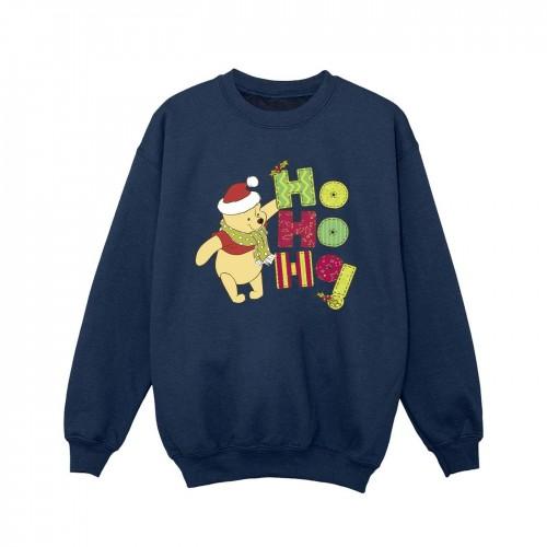 Disney Girls Winnie de Poeh Ho Ho Ho sjaalsweater 5-6 Years wit