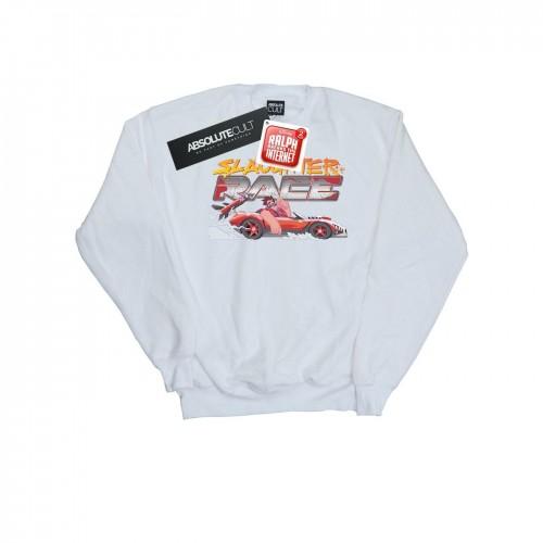 Disney Girls Wreck It Ralph Slaughter Race-sweatshirt 9-11 Years wit