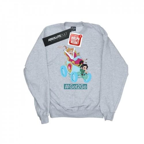 Disney Girls Wreck It Ralph Assepoester en Vanellope sweatshirt 9-11 Years wit