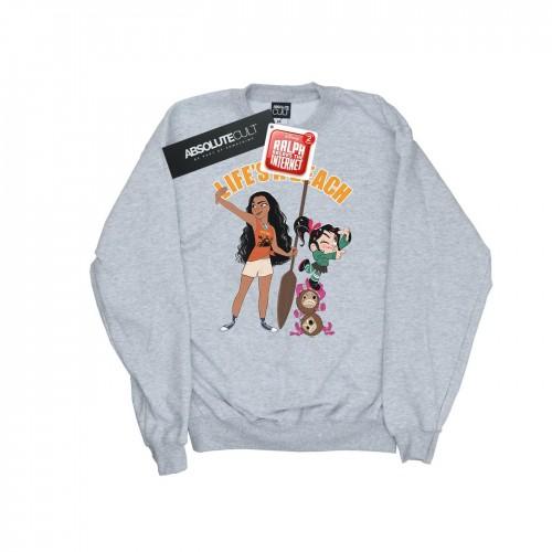 Disney Girls Wreck It Ralph Moana en Vanellope sweatshirt 9-11 Years wit