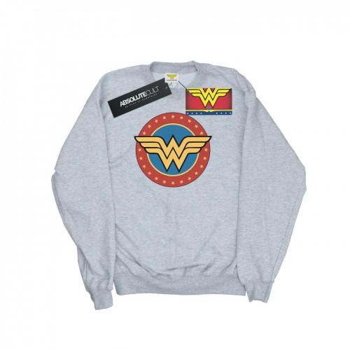 DC Comics Girls Wonder Woman Circle-logo sweatshirt 9-11 Years wit