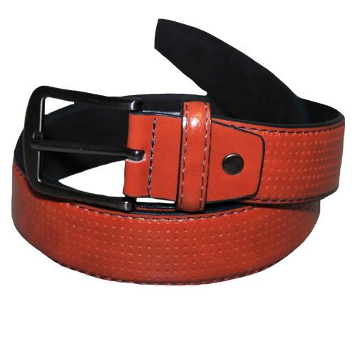 Forest heren lederen riem XXL zwart