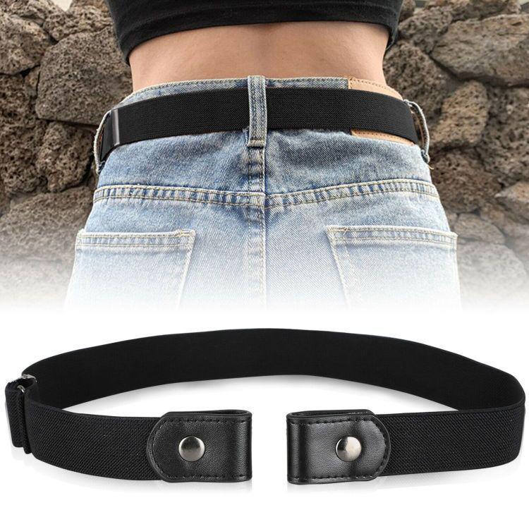 AI Market Gesploze elastische jeansriem voor studenten - Gaatjesvrij, onzichtbaar, gemakkelijk te gebruiken 60-80 cm