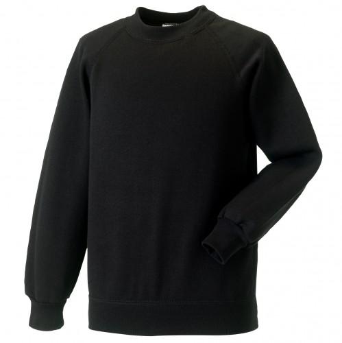Jerzees Schoolwear Jerzees Schoolgear kindersweatshirt met raglanmouwen 1-2 licht rode oker kleur