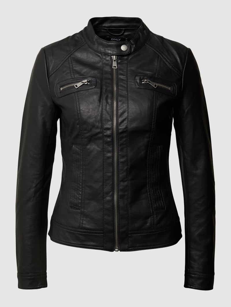 Only Imitatieleren jack ONLBANDIT FAUX LEATHER BIKER NOOS OTW
