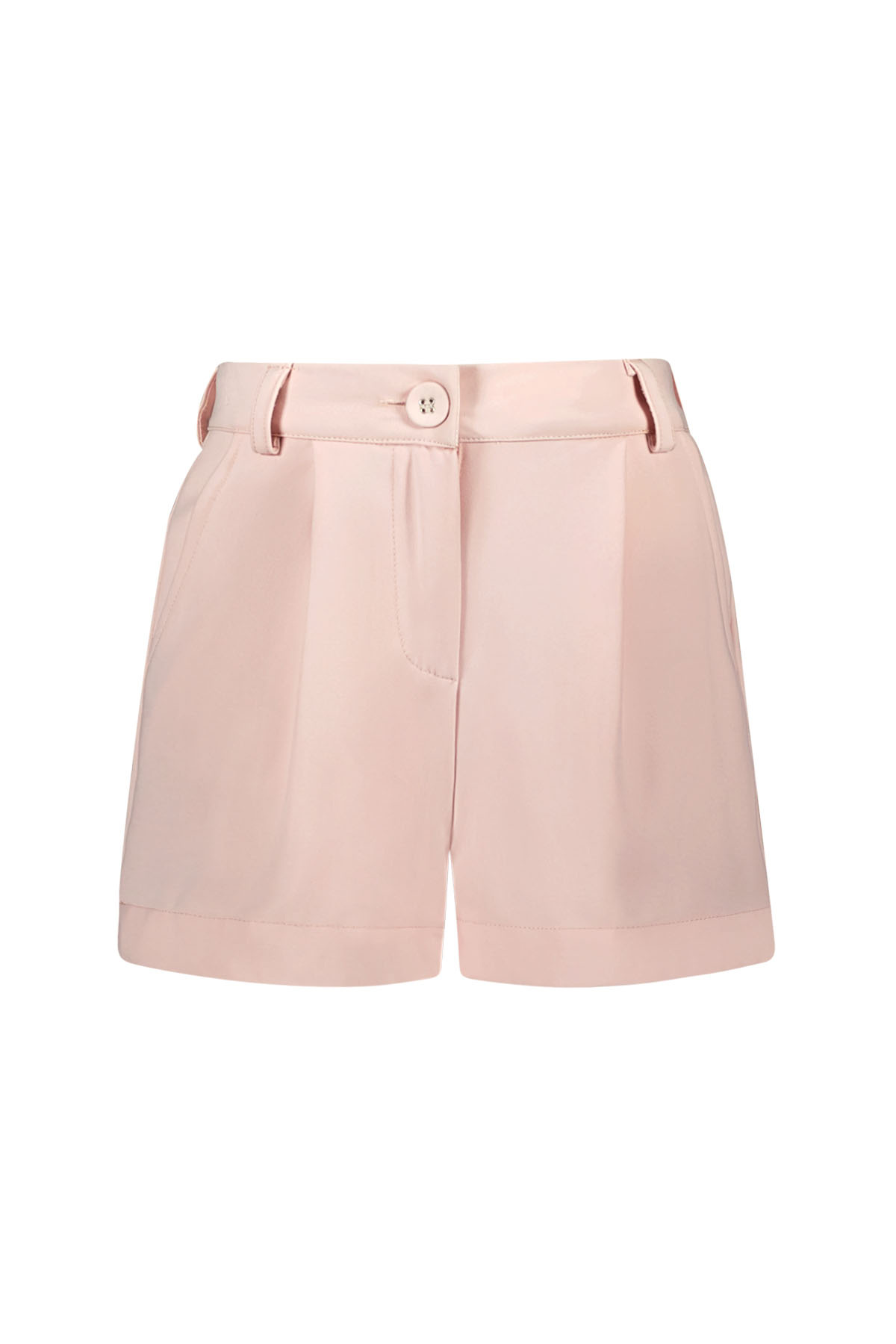 Like Flo zomer short meisjes - licht roze - tweed - Finn