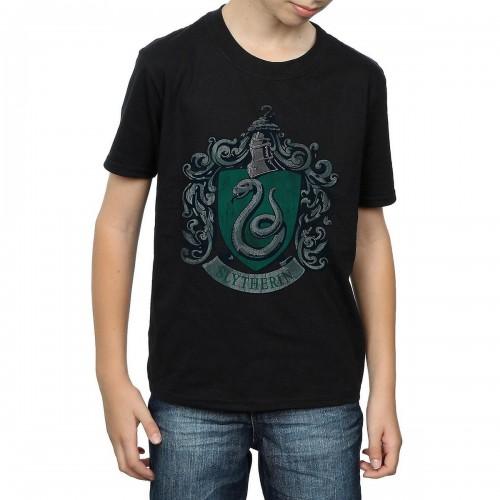 Harry Potter jongens Zwadderich noodlijdende katoenen T-shirt 9-11 Years zwart