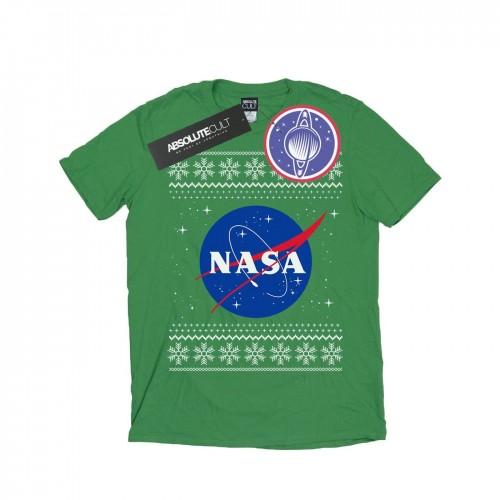 NASA Klassiek Fair Isle T-shirt voor jongens van  5-6 Years grijs