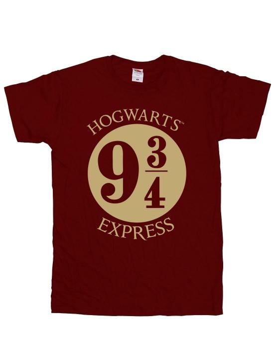 Harry Potter Boys Platform negen- en driekwart T-shirt 9-11 Years framboos