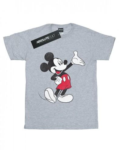 Disney jongens Mickey Mouse traditioneel Wave T-shirt 7-8 Years wit