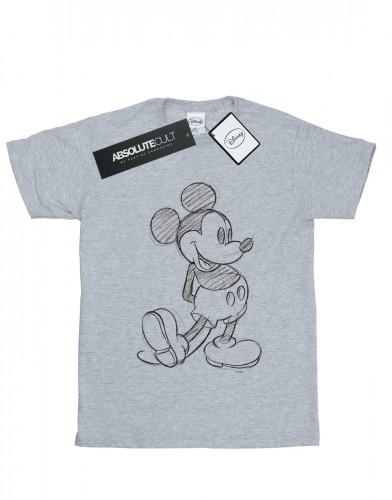Disney Mickey Mouse Sketch Kick T-shirt voor jongens 7-8 Years wit