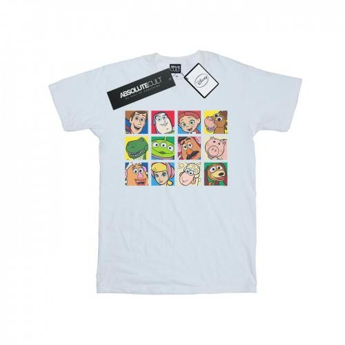 Disney jongens Toy Story karakter vierkanten T-shirt 12-13 wit
