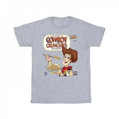 Disney jongens Toy Story Woody Cowboy Crunchies T-shirt 7-8 Years wit