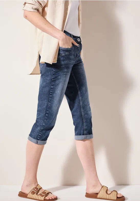 Cecil 3/4 jeans Stijl Scarlett in 5-pocketsstijl