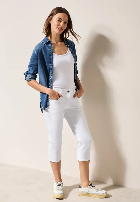 Cecil 3/4 jeans Stijl Scarlett in five-pocketsstijl
